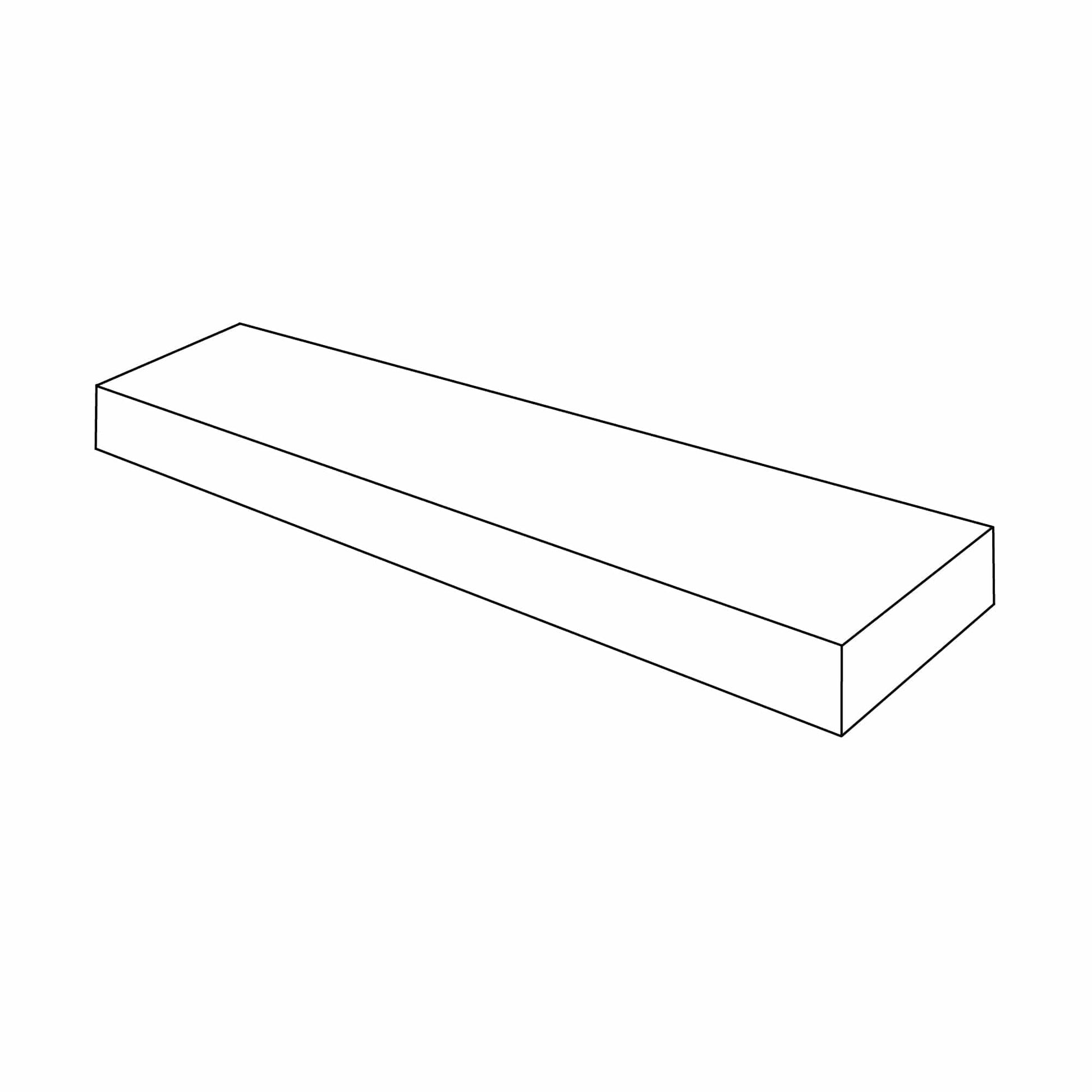 Amishwerks Magnetic Grey Floating Shelves Magnetic Grey 36" Floating Shelf