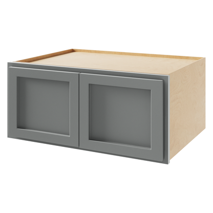 Amishwerks Magnetic Grey Wall Cabinets Magnetic Grey 30" x 18" Wall Cabinet
