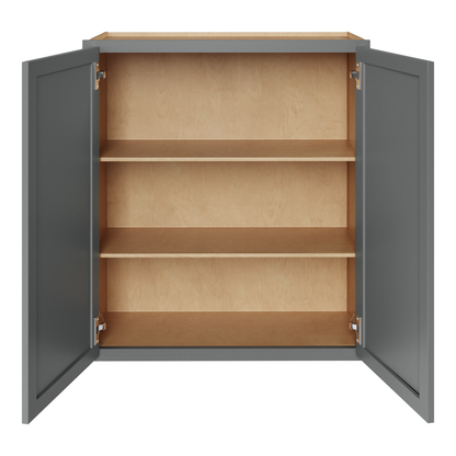 Amishwerks Magnetic Grey Wall Cabinets Magnetic Grey 36" x 30" Wall Cabinet
