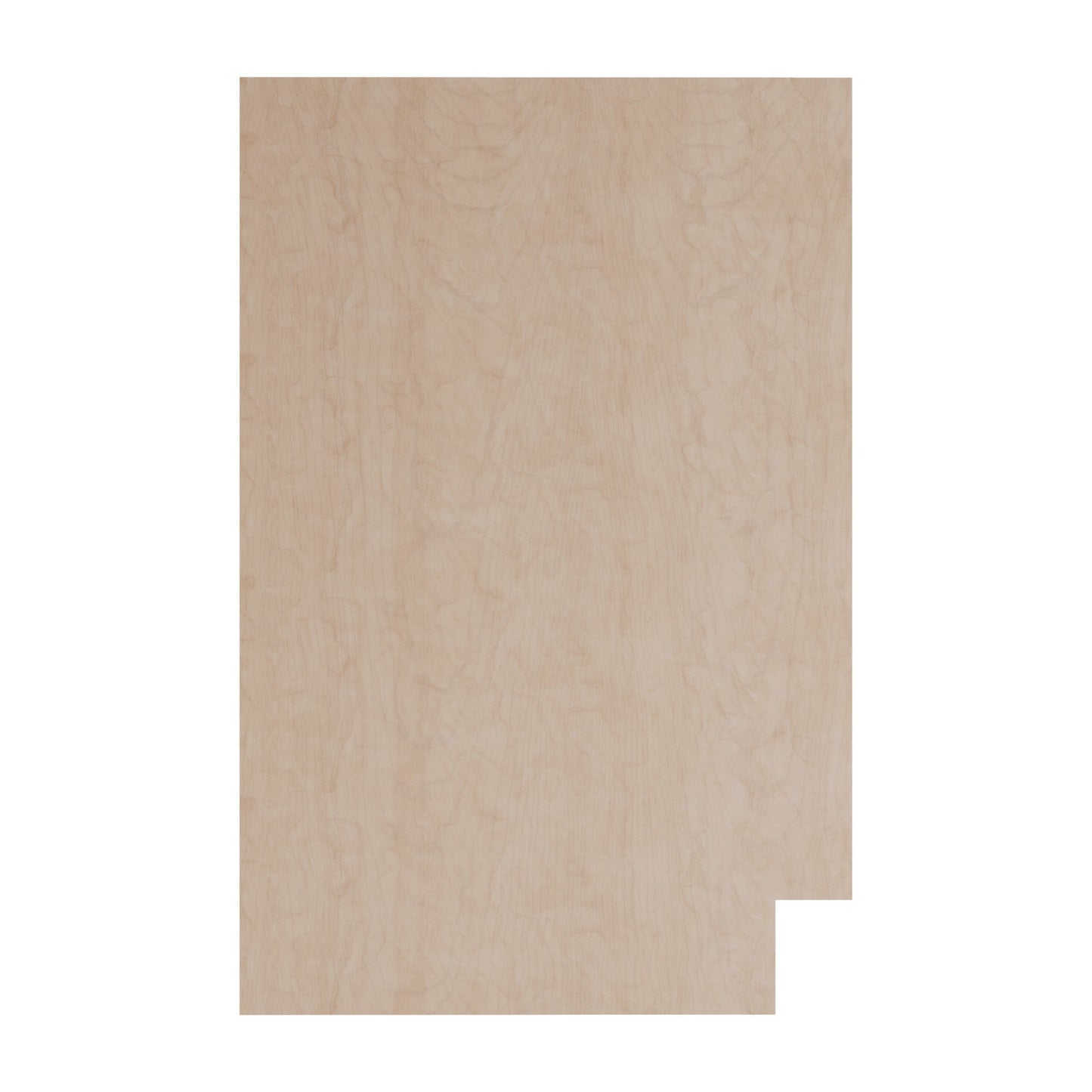 Amishwerks Maple Unfinished Accessories Maple Unfinished Base End Panel (Left)