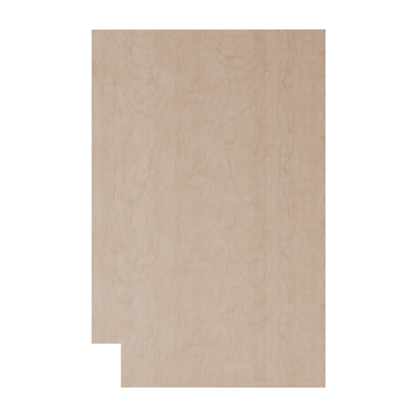 Amishwerks Maple Unfinished Accessories Maple Unfinished Base End Panel (Right)