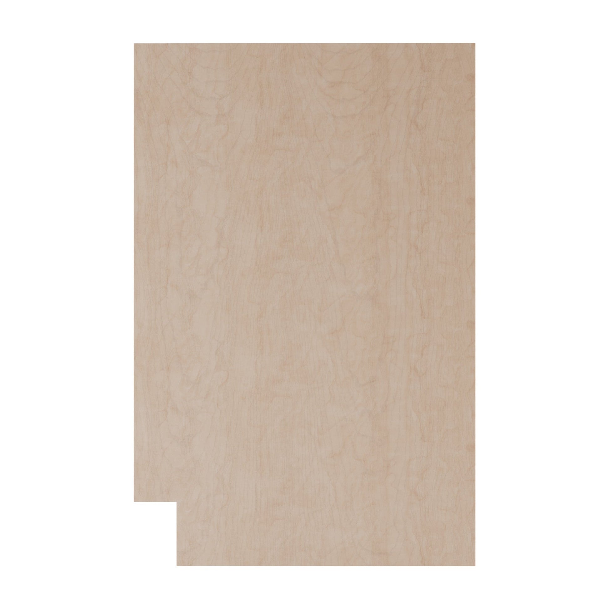 Amishwerks Maple Unfinished Accessories Maple Unfinished Base End Panel (Right)