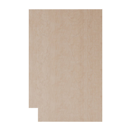 Amishwerks Maple Unfinished Accessories Maple Unfinished Base End Panel (Right)