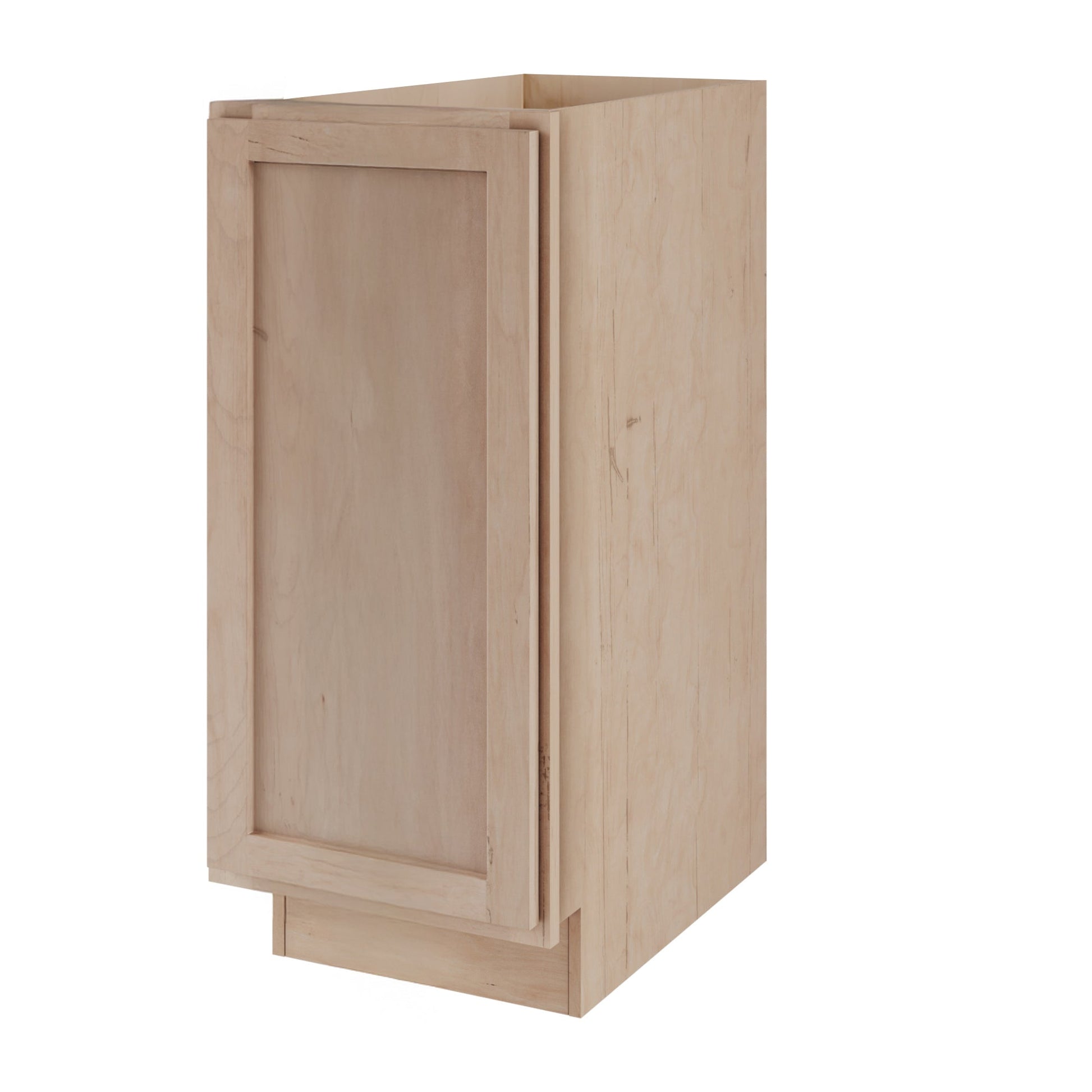 Amishwerks Maple Unfinished Base Cabinets Maple Unfinished 15" Full Height Door Base Cabinet
