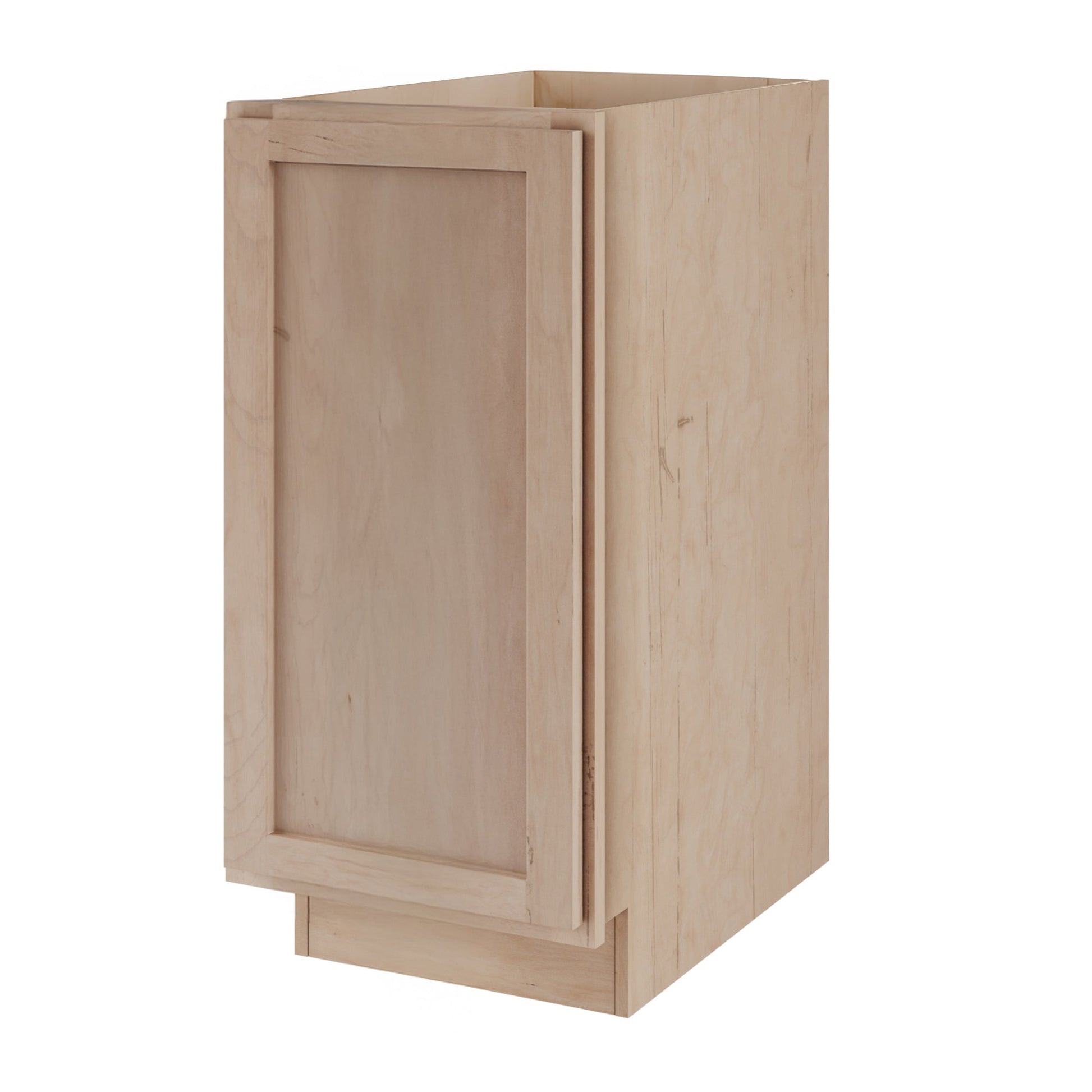 Amishwerks Maple Unfinished Base Cabinets Maple Unfinished 21" Full Height Door Base Cabinet
