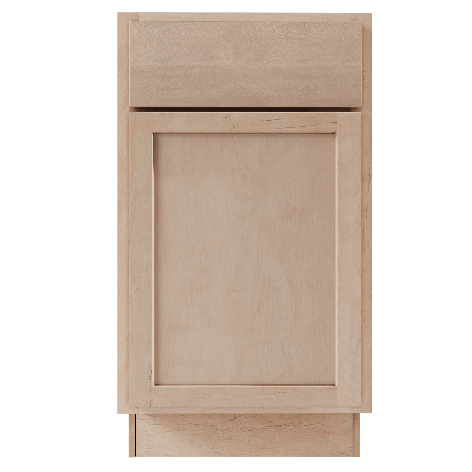 Amishwerks Maple Unfinished Base Cabinets Maple Unfinished 24" Base Cabinet