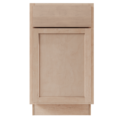 Amishwerks Maple Unfinished Base Cabinets Maple Unfinished 24" Base Cabinet