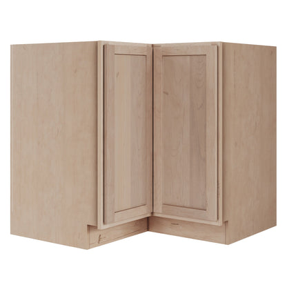 Amishwerks Maple Unfinished Base Cabinets Maple Unfinished 36" Easy Reach Corner Base Cabinet