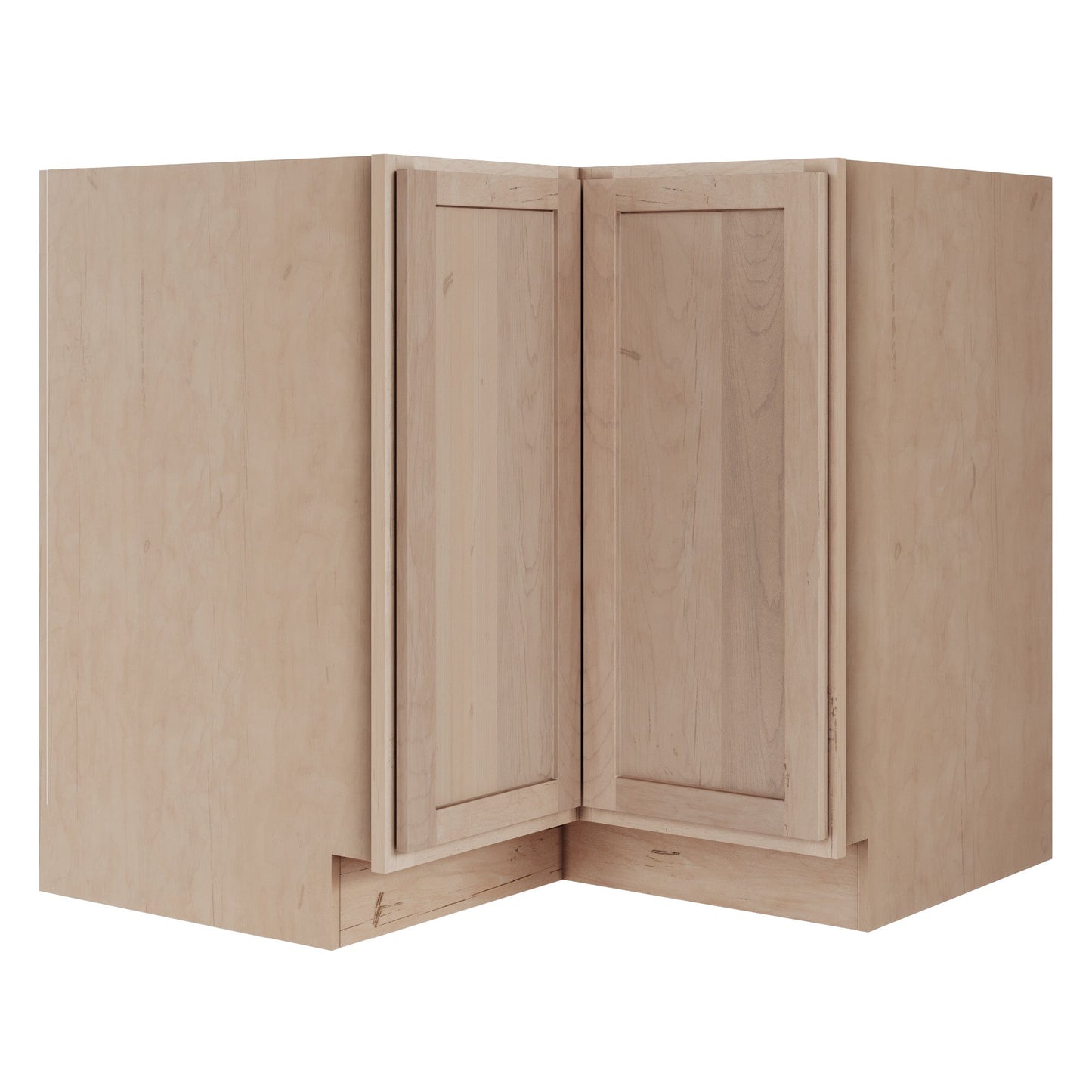 Amishwerks Maple Unfinished Base Cabinets Maple Unfinished 36" Lazy Susan Corner Base Cabinet