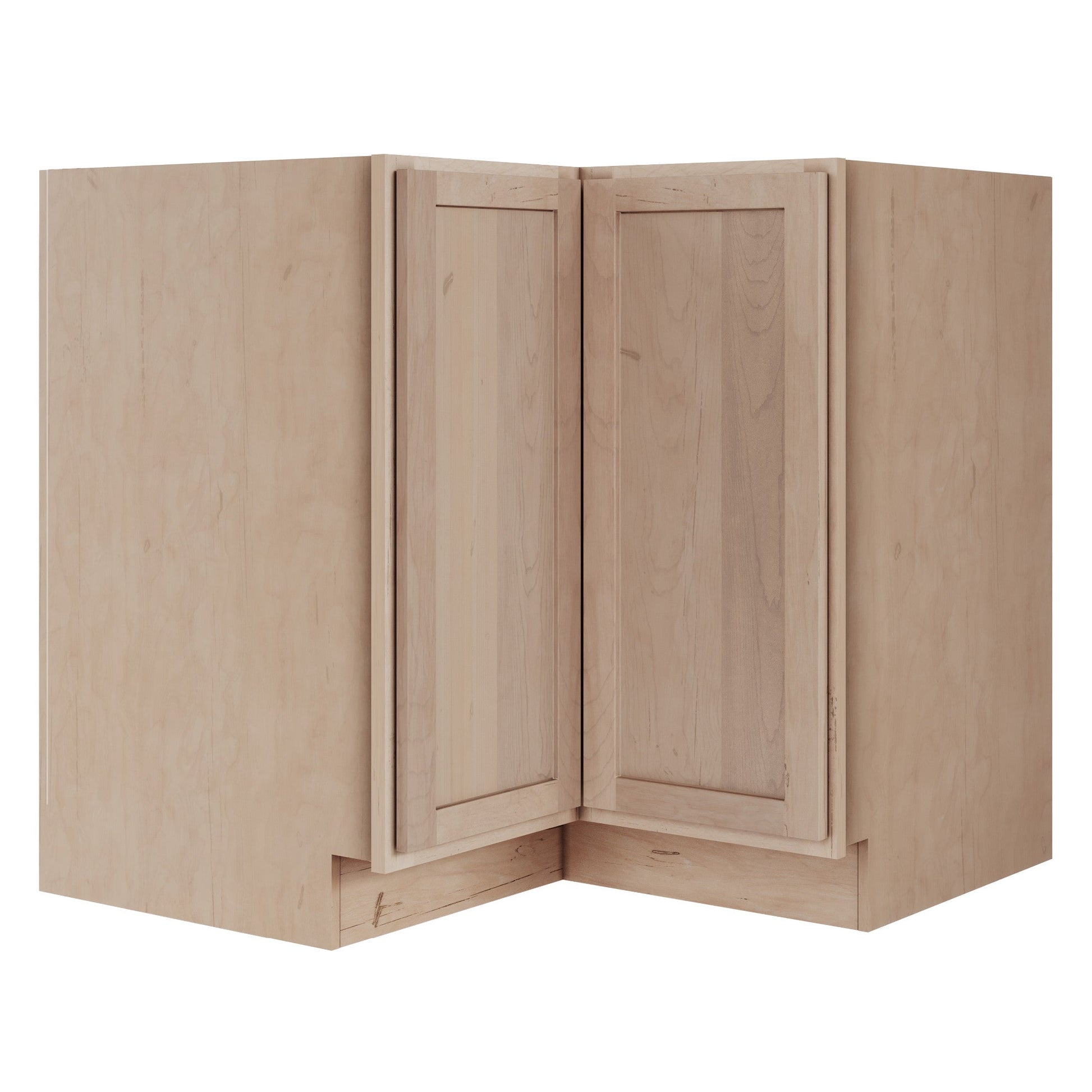 Amishwerks Maple Unfinished Base Cabinets Maple Unfinished 36" Lazy Susan Corner Base Cabinet