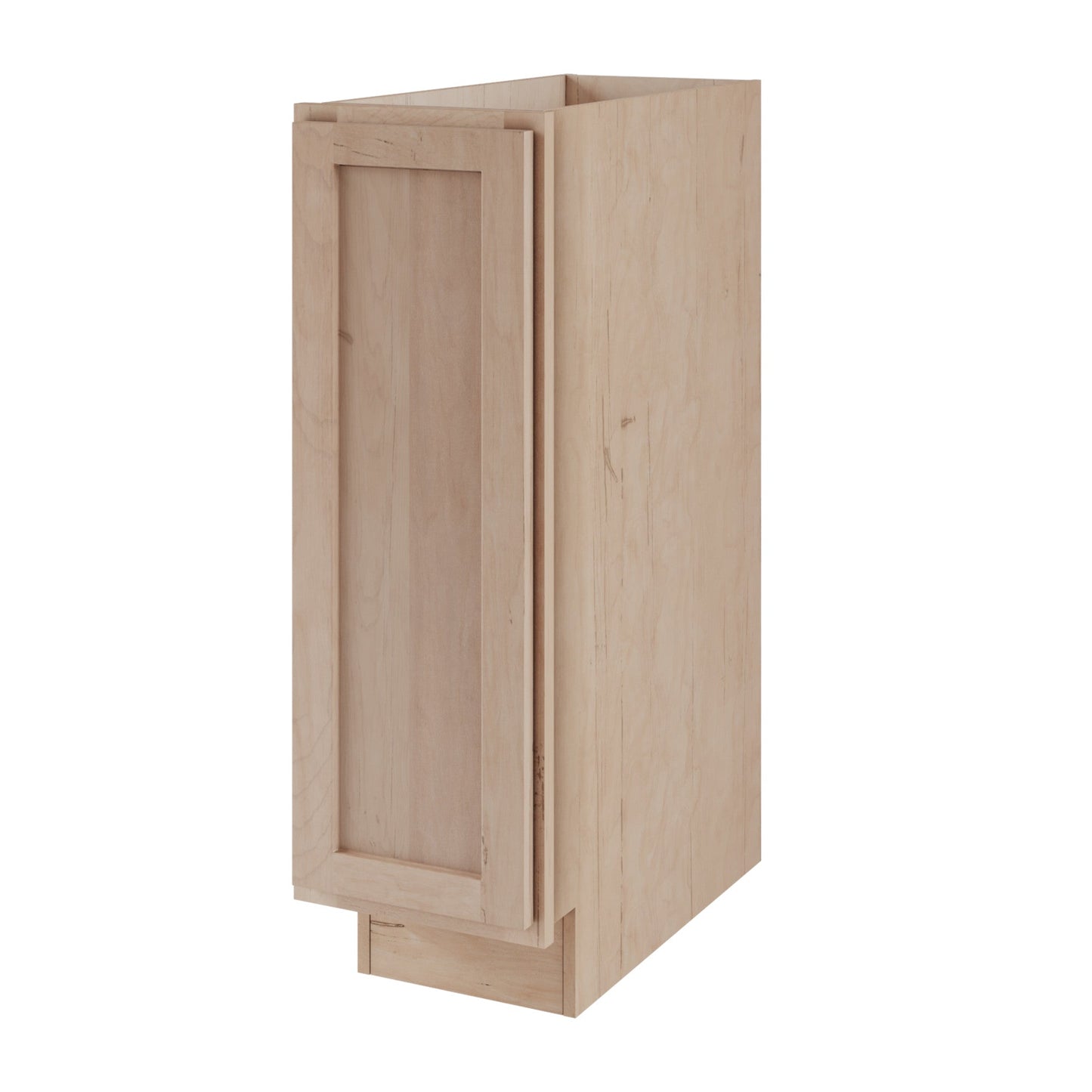 Amishwerks Maple Unfinished Base Cabinets Maple Unfinished 9" Full Height Door Base Cabinet