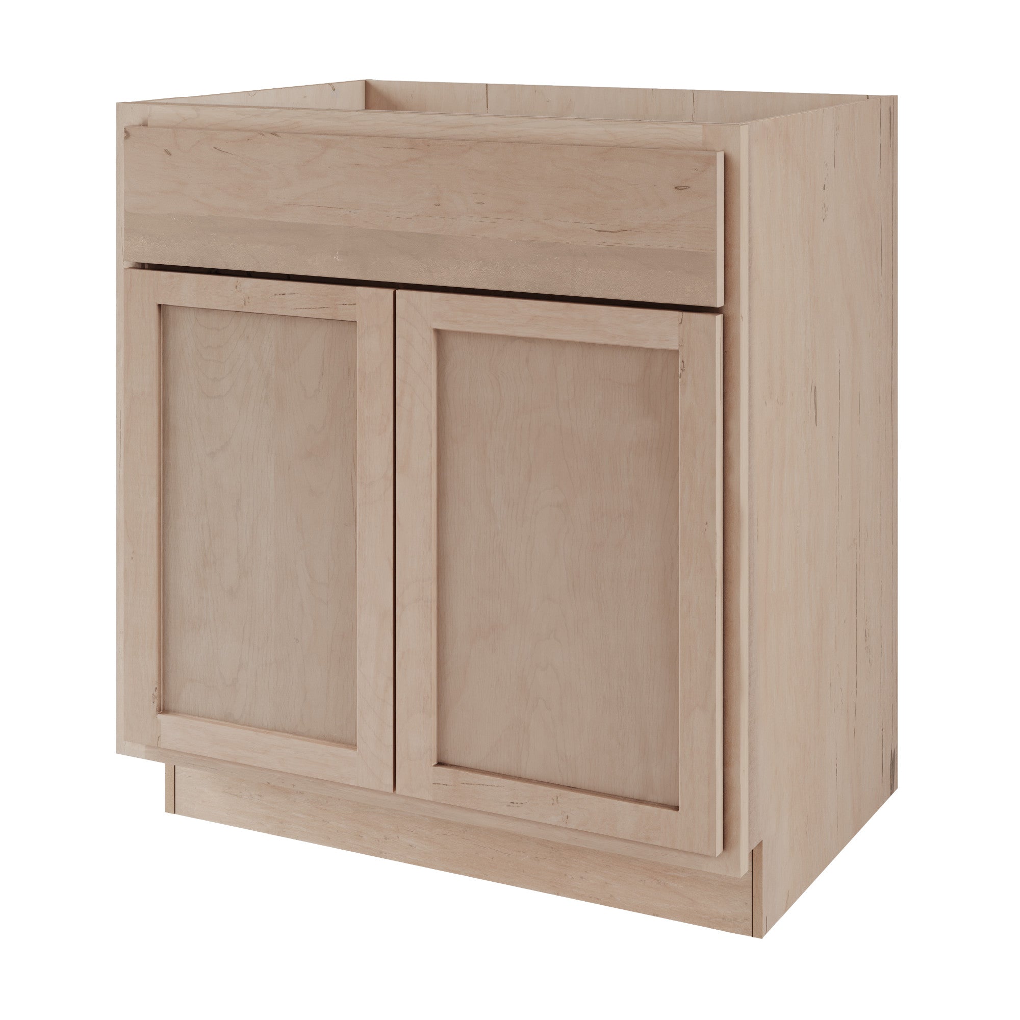 Amishwerks Maple Unfinished Bathroom Vanities Maple Unfinished 27" Bathroom Vanity Sink Base Cabinet