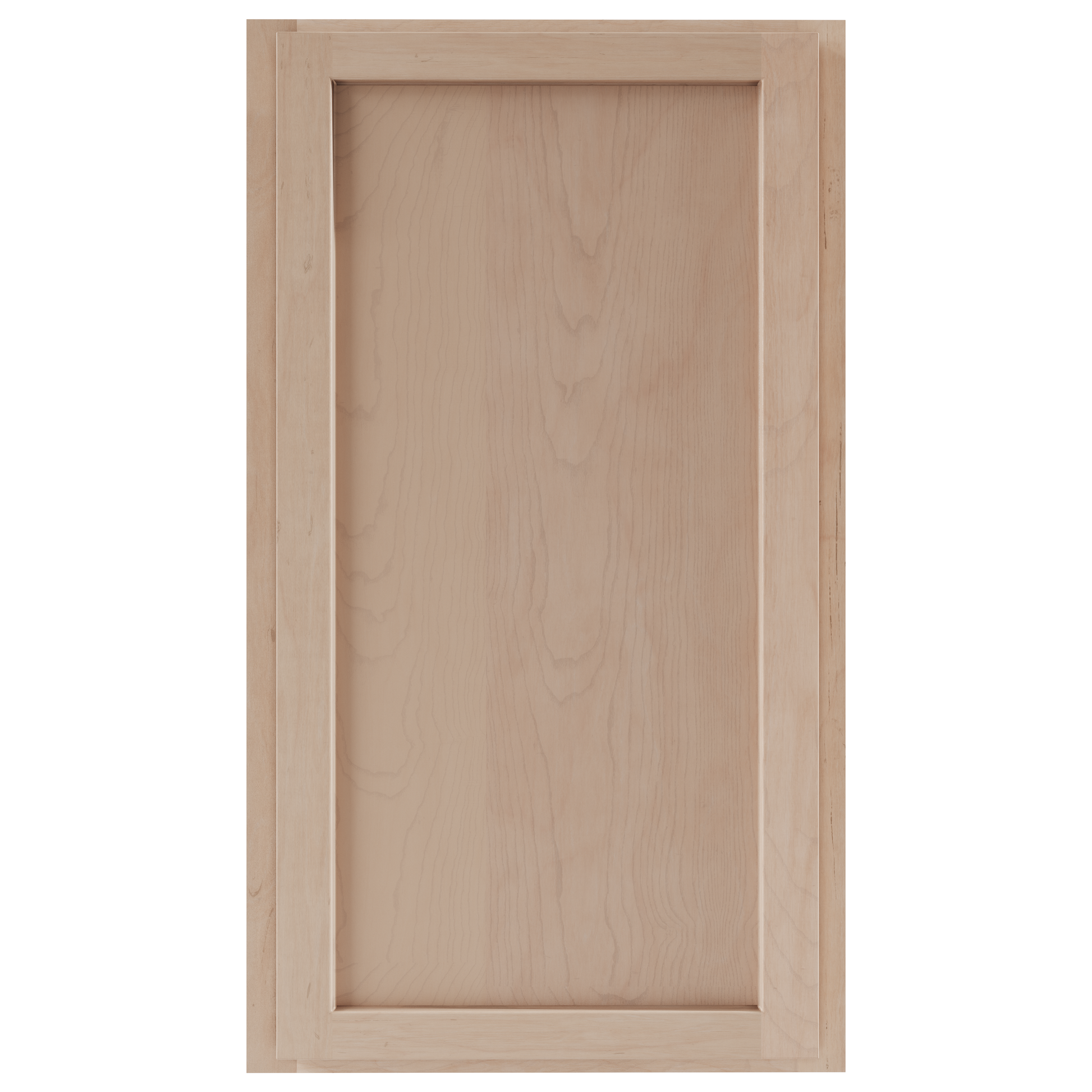 Amishwerks Maple Unfinished Wall Cabinets Maple Unfinished 18" x 42" Wall Cabinet