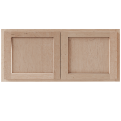 Amishwerks Maple Unfinished Wall Cabinets Maple Unfinished 36" x 18" x 12" Wall Cabinet