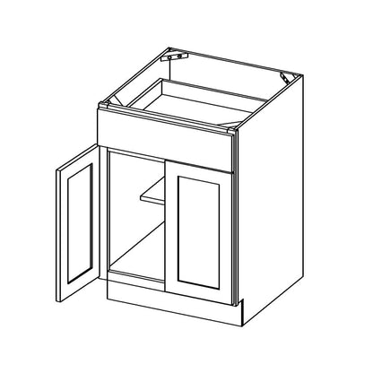 Amishwerks Natural Cherry Base Cabinets Natural Cherry 33" Base Cabinet