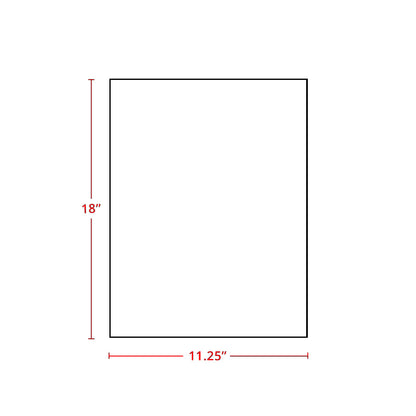 Amishwerks Natural Maple Accessories Natural Maple 12" x 18" Wall End Panel