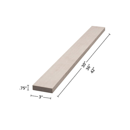 Amishwerks Natural Maple Accessories Natural Maple 3" x 36" Filler