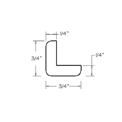 Amishwerks Natural Maple Accessories Natural Maple Outside Corner Molding