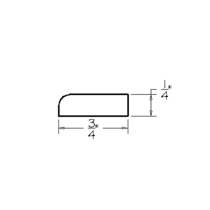 Amishwerks Natural Maple Accessories Natural Maple Scribe Molding