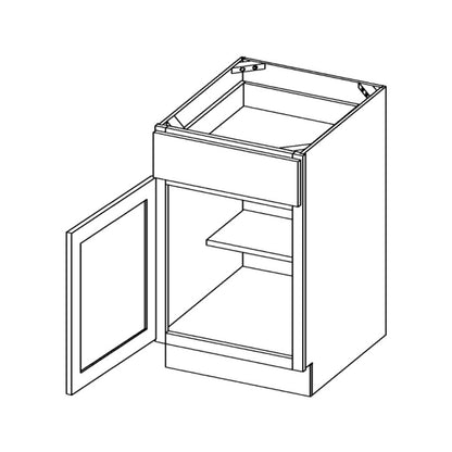 Amishwerks Natural Maple Base Cabinets Natural Maple 12" Base Cabinet