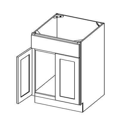 Amishwerks Natural Maple Base Cabinets Natural Maple 36" Sink Base Cabinet