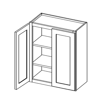 Amishwerks Natural Maple Wall Cabinets Natural Maple 27" x 30" Wall Cabinet