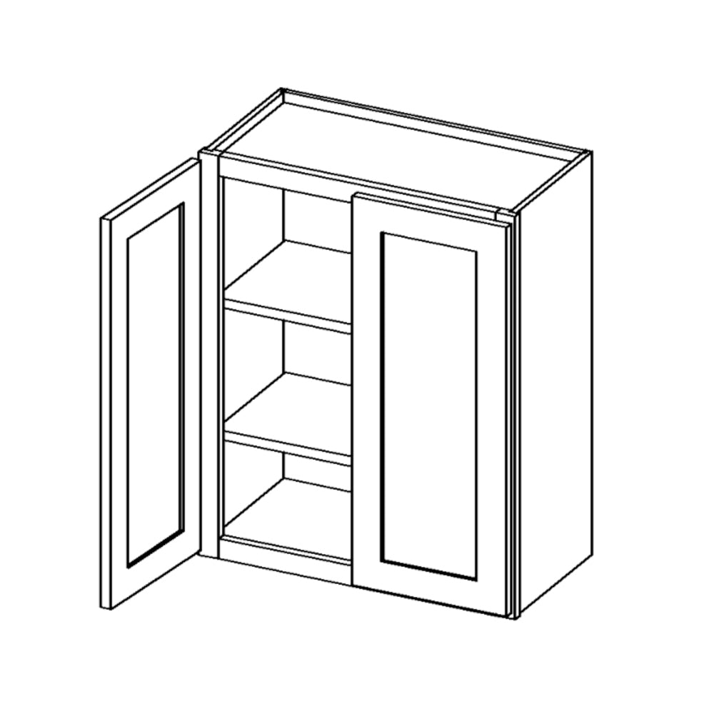 Amishwerks Natural Maple Wall Cabinets Natural Maple 33" x 36" Wall Cabinet