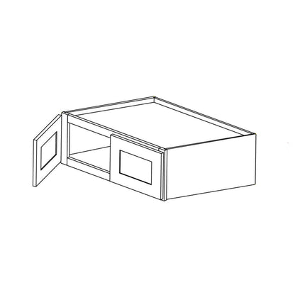 Amishwerks Natural Maple Wall Cabinets Natural Maple 36" x 15" x 24" Refrigerator Wall Cabinet
