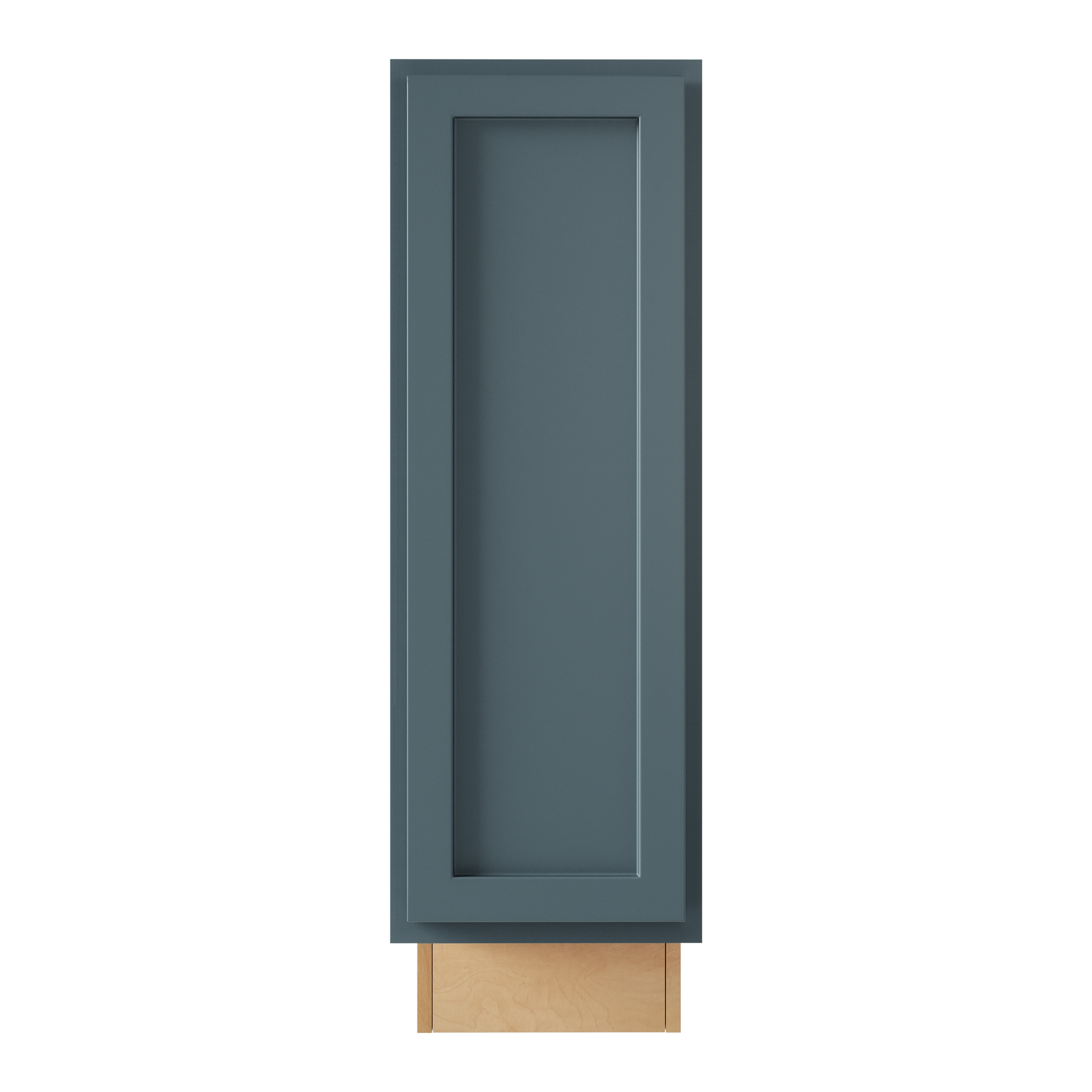 Amishwerks Needlepoint Navy Blue Base Cabinets Needlepoint Navy Blue 9" Full Height Door Base Cabinet