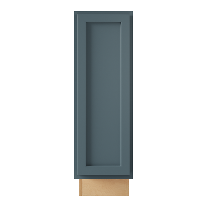 Amishwerks Needlepoint Navy Blue Base Cabinets Needlepoint Navy Blue 9" Full Height Door Base Cabinet