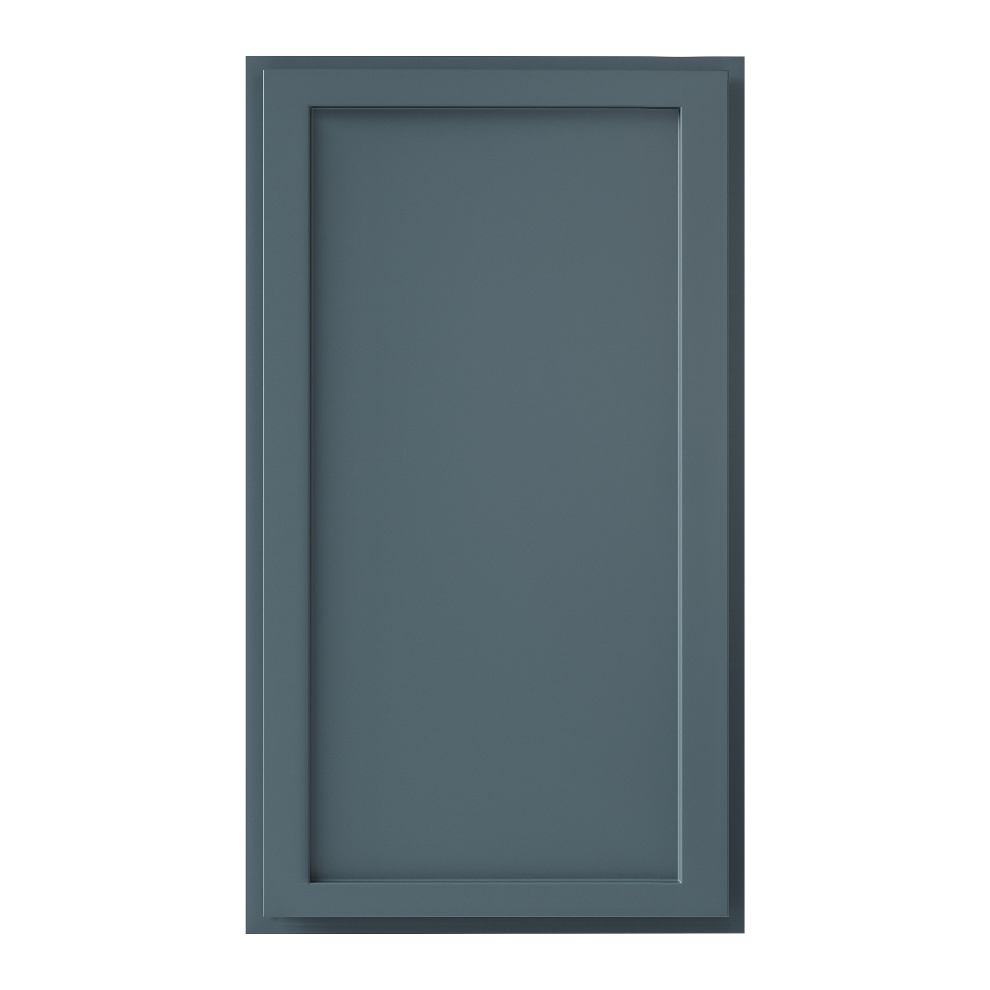 Amishwerks Needlepoint Navy Blue Wall Cabinets Needlepoint Navy Blue 9" x 30" Wall Cabinet