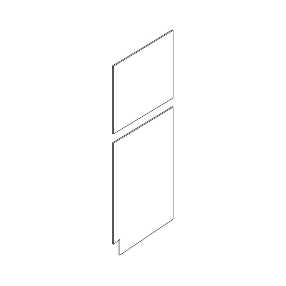 Amishwerks Provincial Accessories Provincial 96" Tall End Panel (Left)
