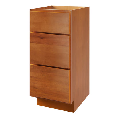 Amishwerks Provincial Bathroom Vanities Provincial 12" Bathroom Vanity 3-Drawer Base Cabinet
