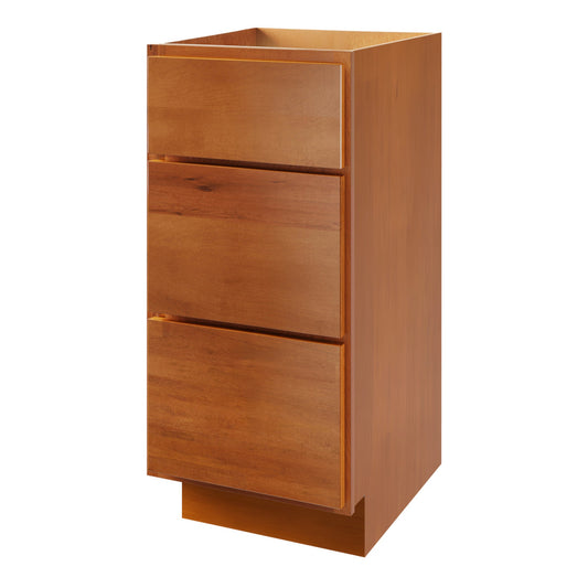 Amishwerks Provincial Bathroom Vanities Provincial 12" Bathroom Vanity 3-Drawer Base Cabinet