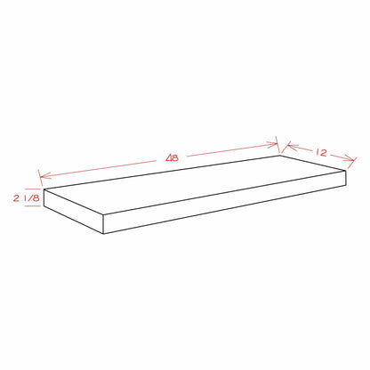 Amishwerks Provincial Floating Shelves Provincial 48" Floating Shelf