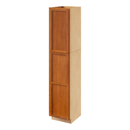 Amishwerks Provincial Oven and Pantry Cabinets Provincial 18" x 84" Tall Pantry Linen Cabinet