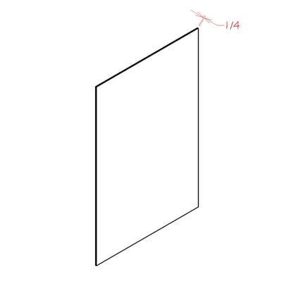 Amishwerks Vasa Black Accessories Vasa Black 36" x 96" End Panel