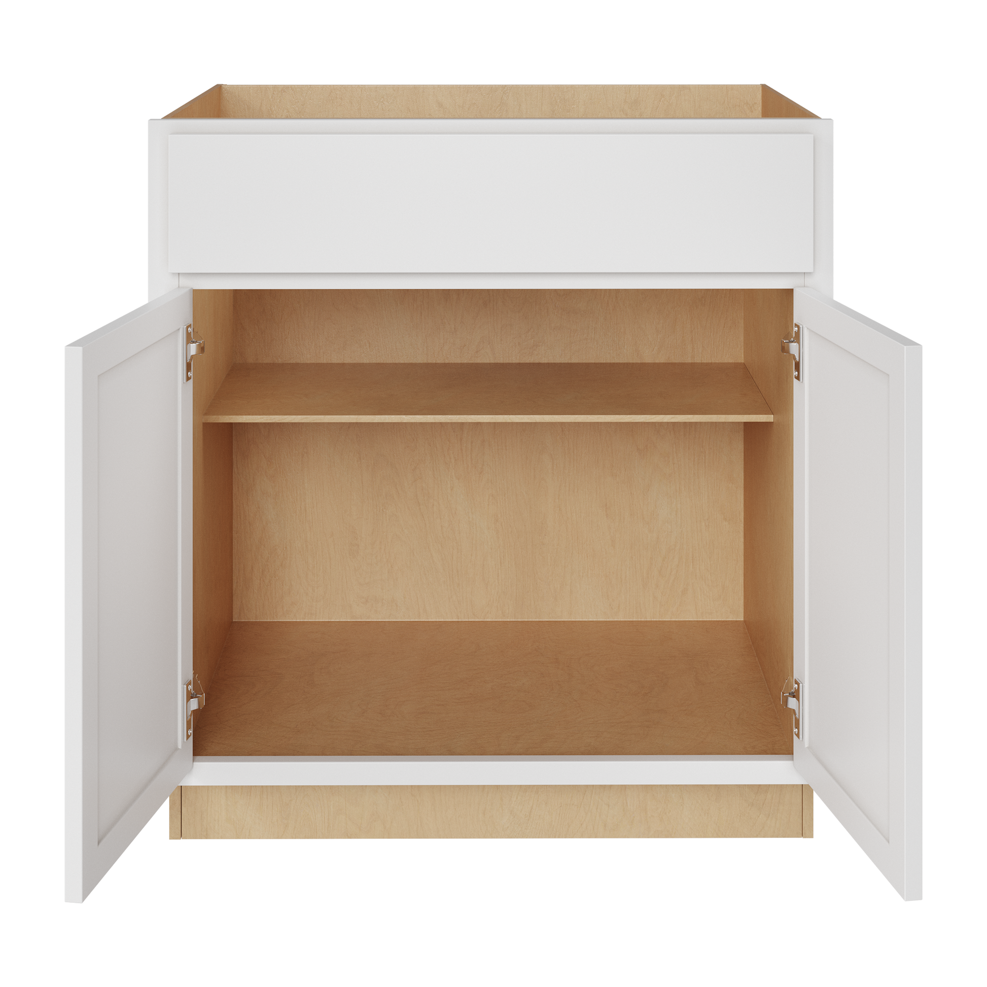 Amishwerks Pure White Base Cabinets Pure White 36" Base Cabinet