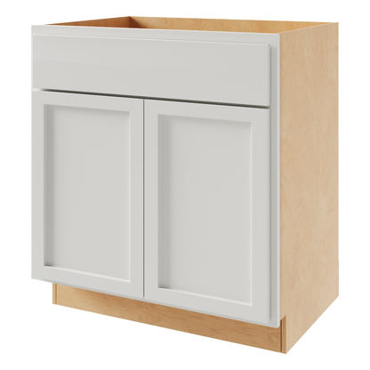 Amishwerks Pure White Base Cabinets Pure White 36" Base Cabinet