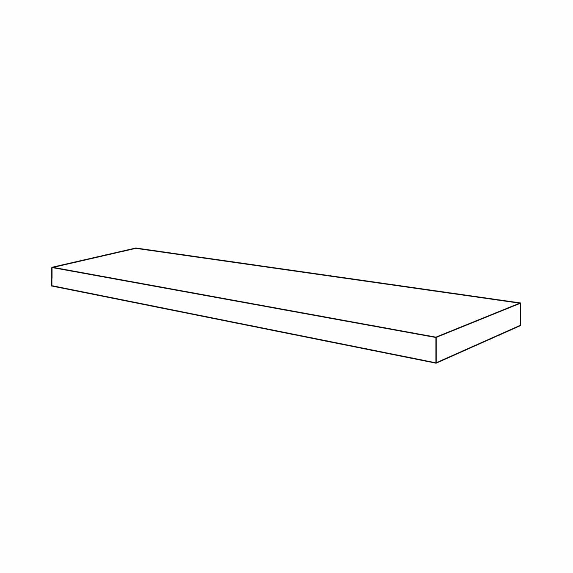 Amishwerks Pure White Floating Shelves Pure White 60" Floating Shelf