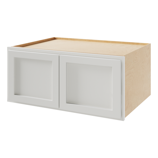Pure White 36" x 12" x 24" Refrigerator Wall Cabinet