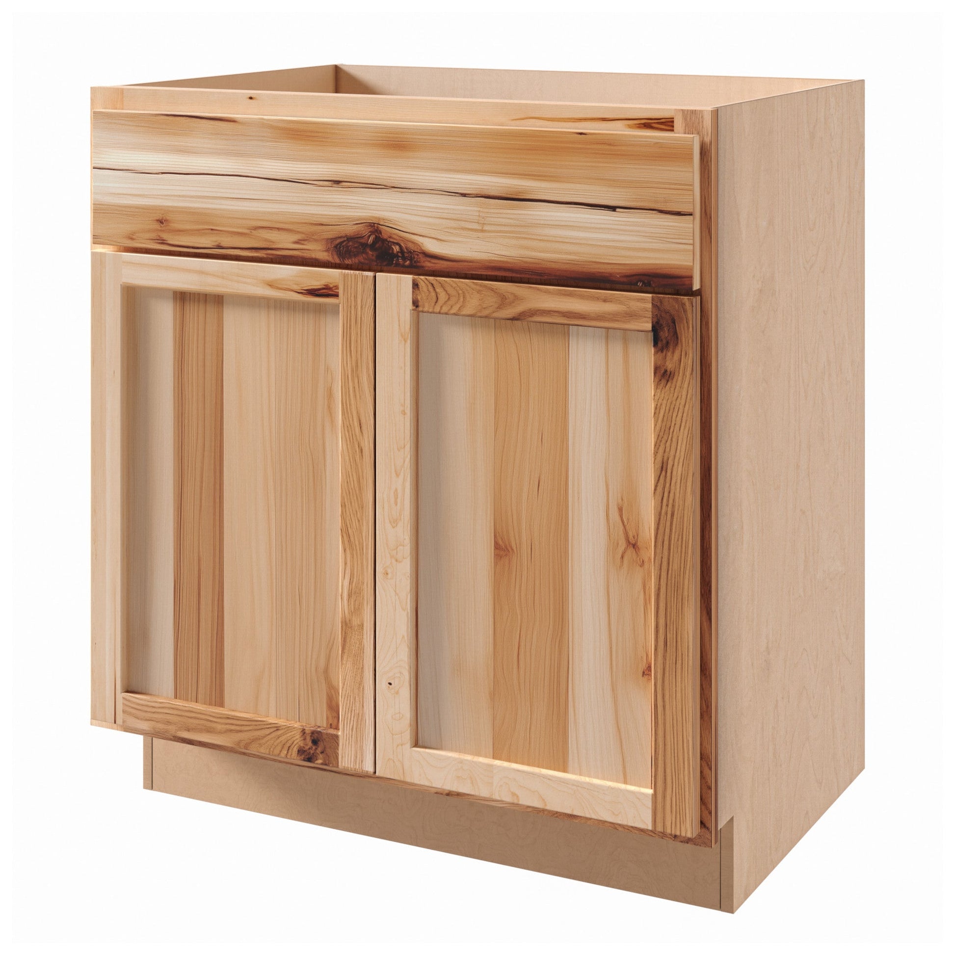 Amishwerks Rustic Hickory Base Cabinets Rustic Hickory 30" Base Cabinet