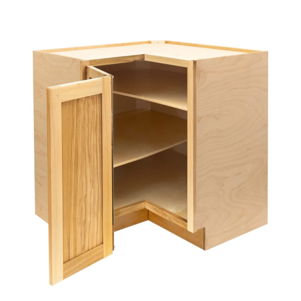Amishwerks Rustic Hickory Base Cabinets Rustic Hickory 36" Easy Reach Corner Base Cabinet