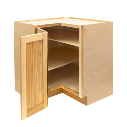 Amishwerks Rustic Hickory Base Cabinets Rustic Hickory 36" Easy Reach Corner Base Cabinet