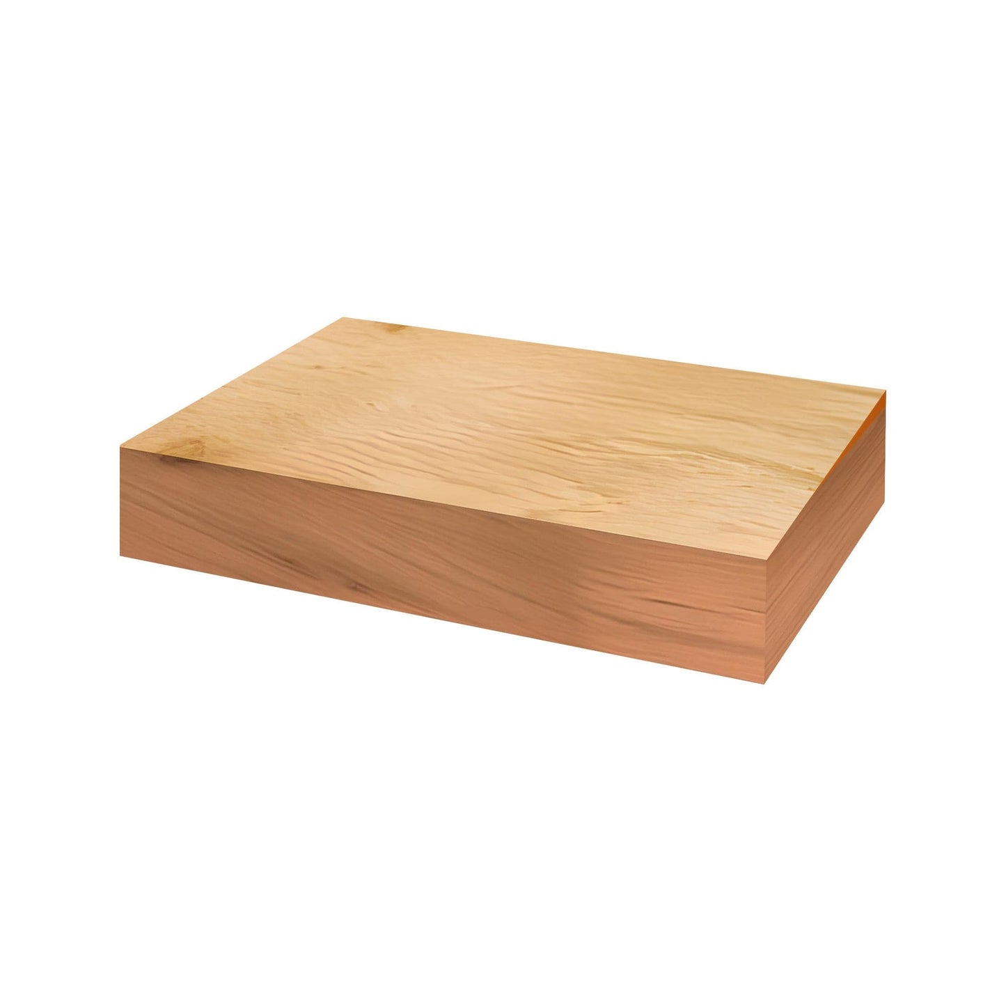 Rustic White Oak 12" Floating Shelf