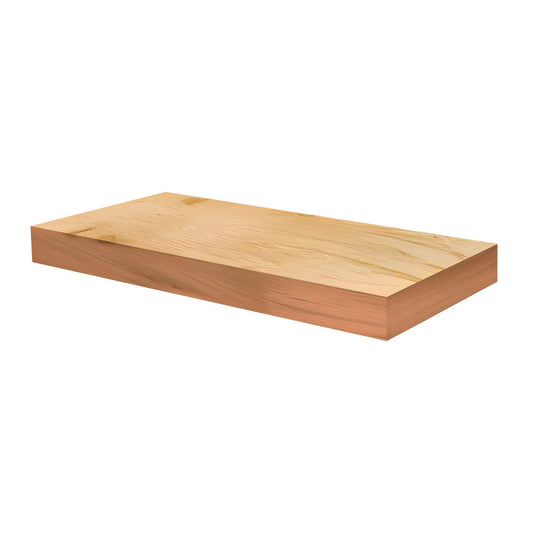 Rustic White Oak 24" Floating Shelf