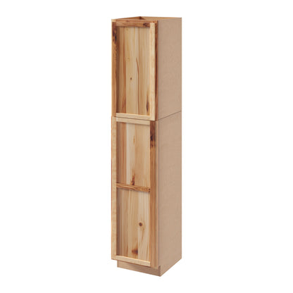 Amishwerks Rustic Hickory Oven and Pantry Cabinets Rustic Hickory 24" x 90" Tall Pantry Linen Cabinet