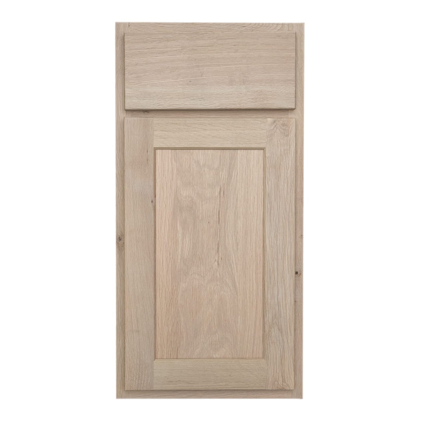 Amishwerks Rustic White Oak Unfinished Sample Door Rustic White Oak Unfinished Door Sample