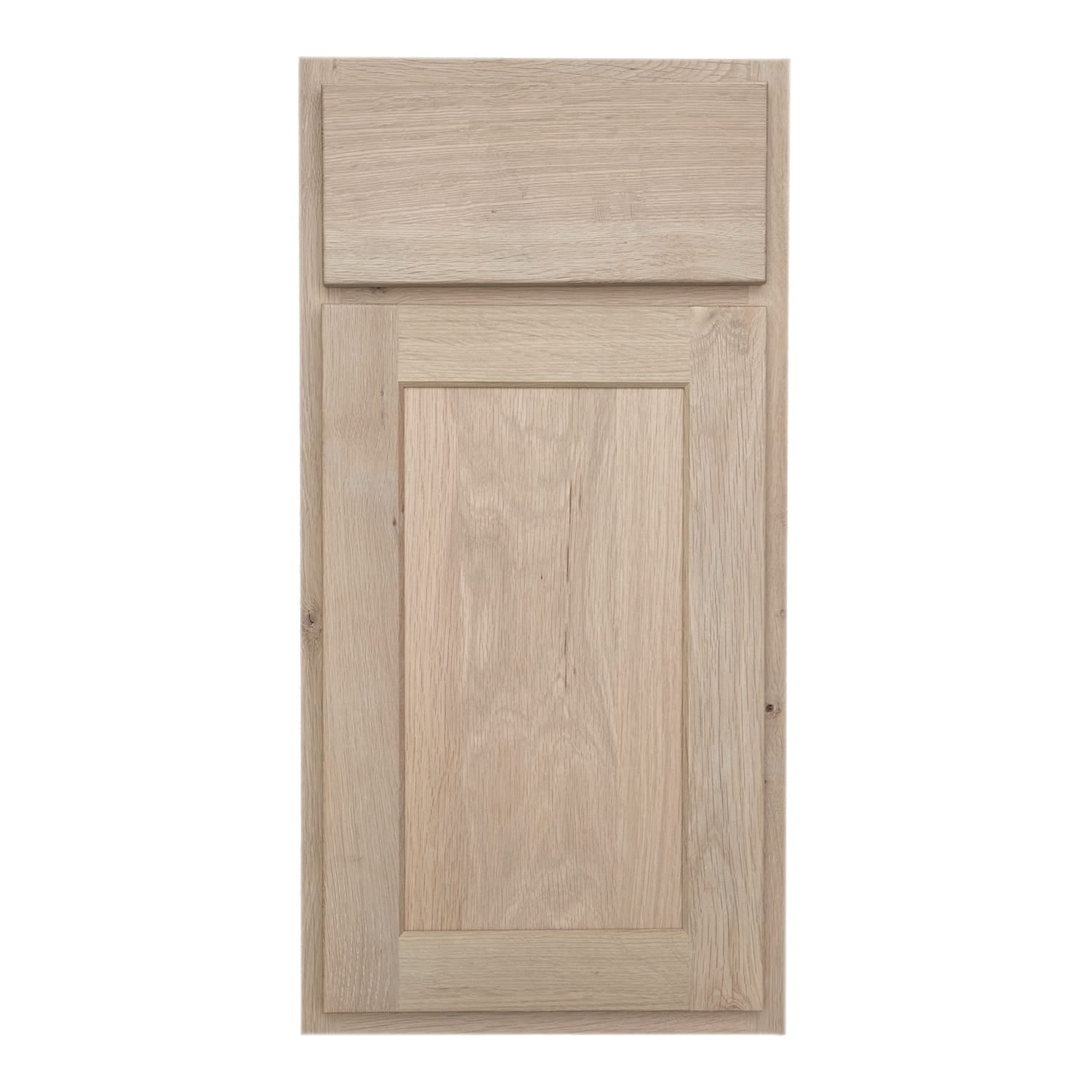 Amishwerks Rustic White Oak Unfinished Sample Door Rustic White Oak Unfinished Door Sample