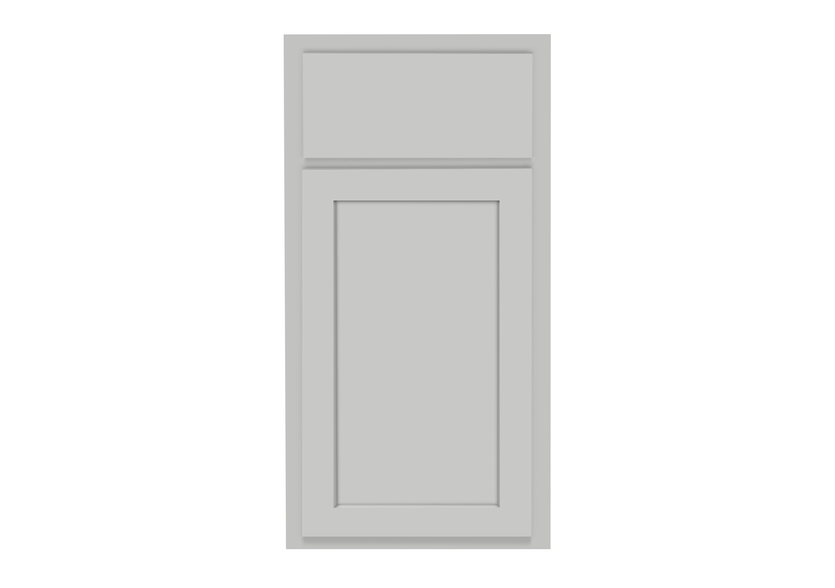 Backwoods Cabinetry 10x10 L-Shaped Magnetic Grey Kitchen Cabinets - 10x10 L-Shaped Kitchen Design Layout
